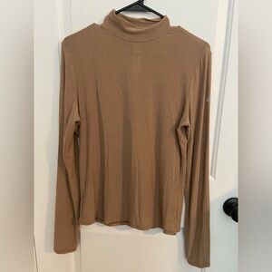 ALO Yoga Ribbed Sea Coast Mockneck Long Sleeve